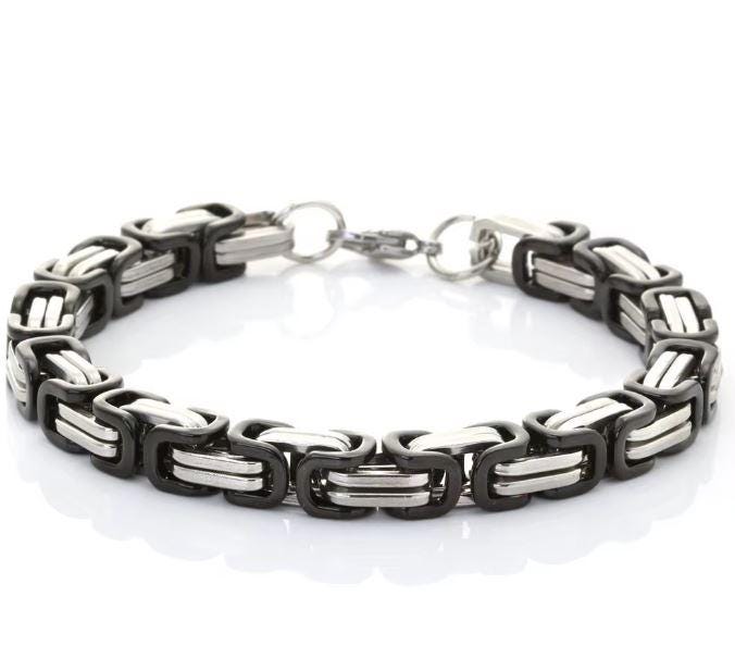 Stainless Steel Plated Hip Hop Bracelets