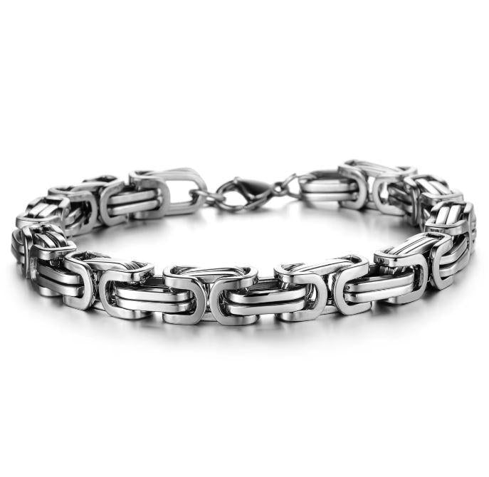 Stainless Steel Plated Hip Hop Bracelets