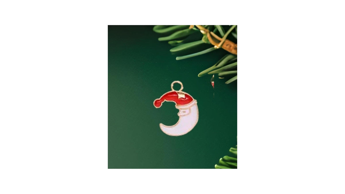 Alloy Fashion Jewelry Christmas Pendant Enamel Charm Customs DIY