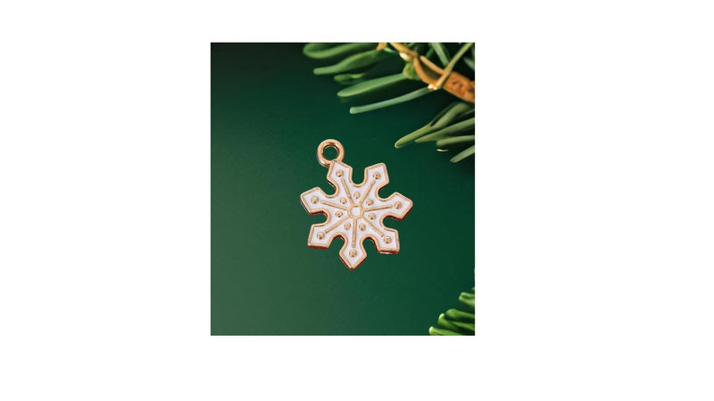 Alloy Fashion Jewelry Christmas Pendant Enamel Charm Customs DIY