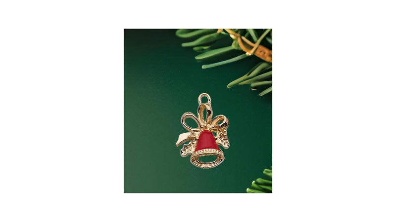 Alloy Fashion Jewelry Christmas Pendant Enamel Charm Customs DIY