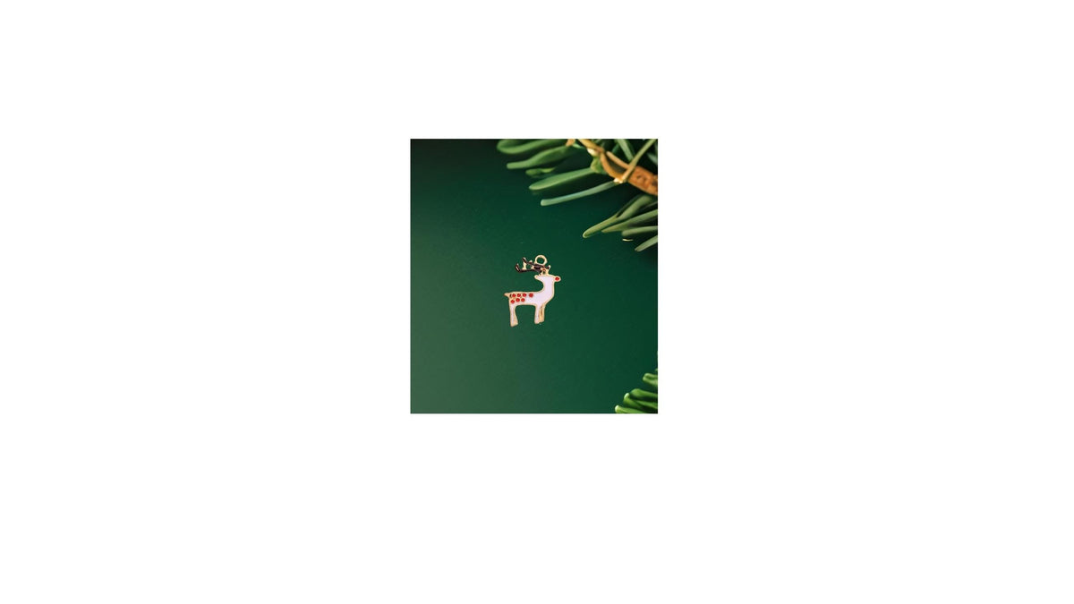 Alloy Fashion Jewelry Christmas Pendant Enamel Charm Customs DIY