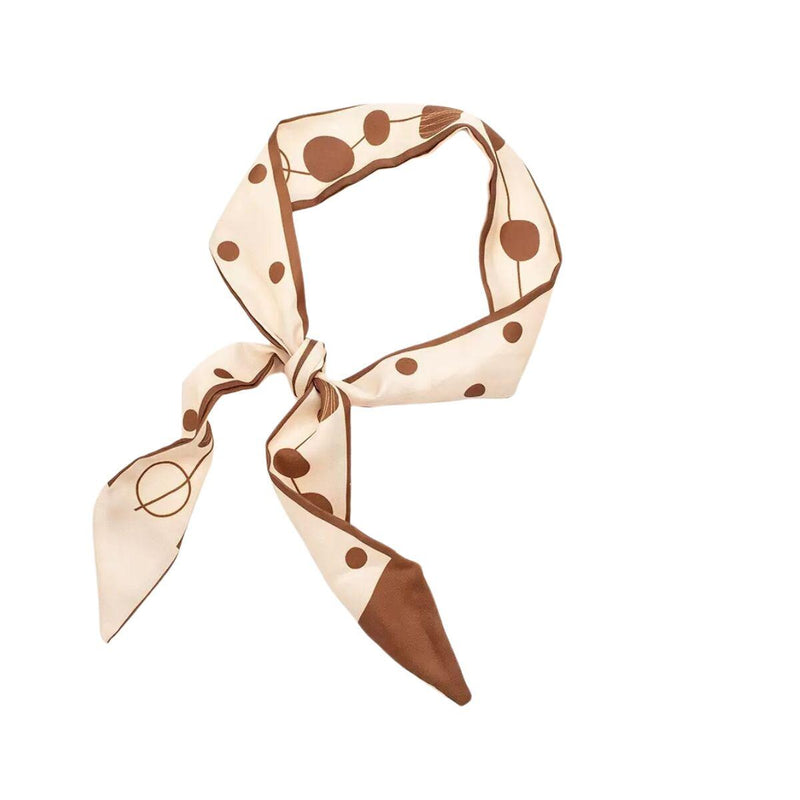 Womens Fashion Print Scarves   Brown Luxury Patterns