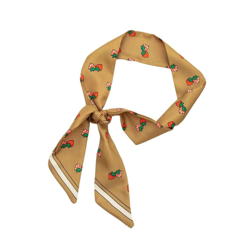 Womens Fashion Print Scarves   Brown Luxury Patterns