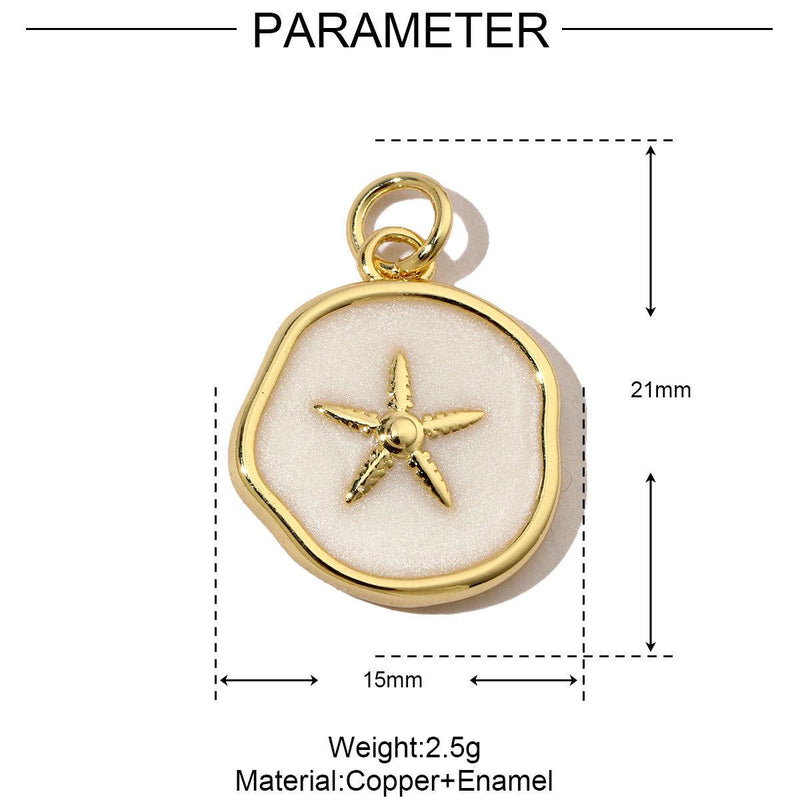 Sea-Themed Enamel Charms | Ocean Jewelry