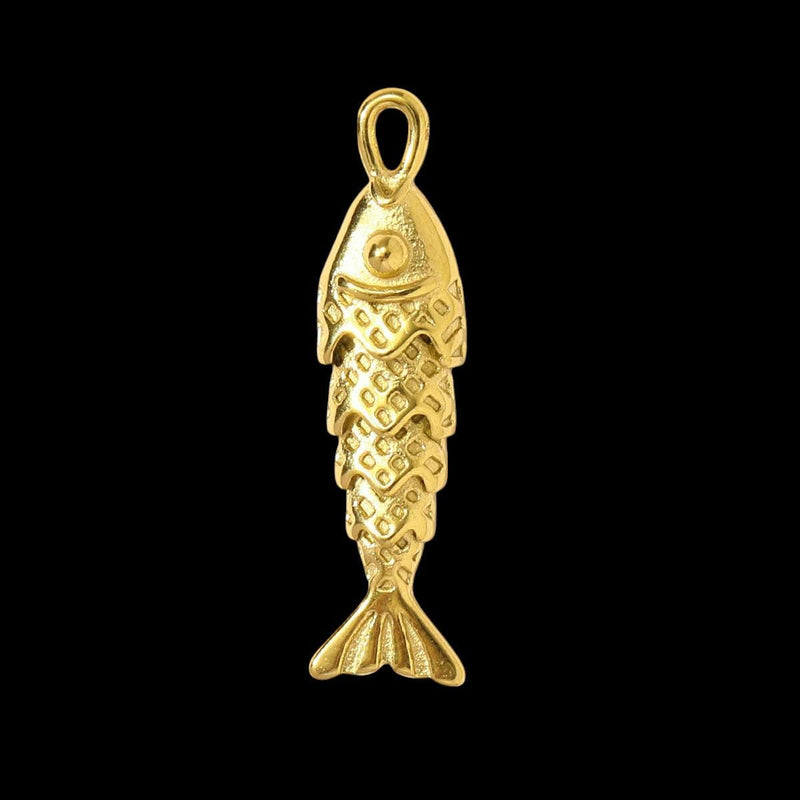Gold Plated Ocean Charms  Fish, Shell & Shark CZ Enamel Pendants for Bracelets, Necklaces , Keychains