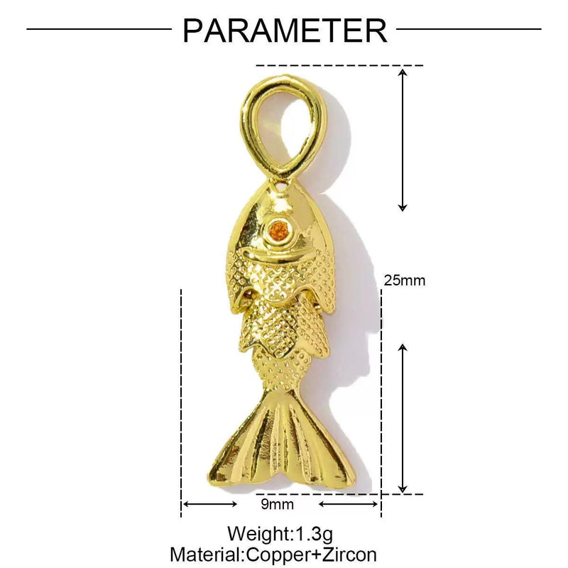 Gold Plated Charms  Horseshoe, Dolphin, Heart, Fish, Paw & CZ Designs | DIY Bracelets, Necklaces