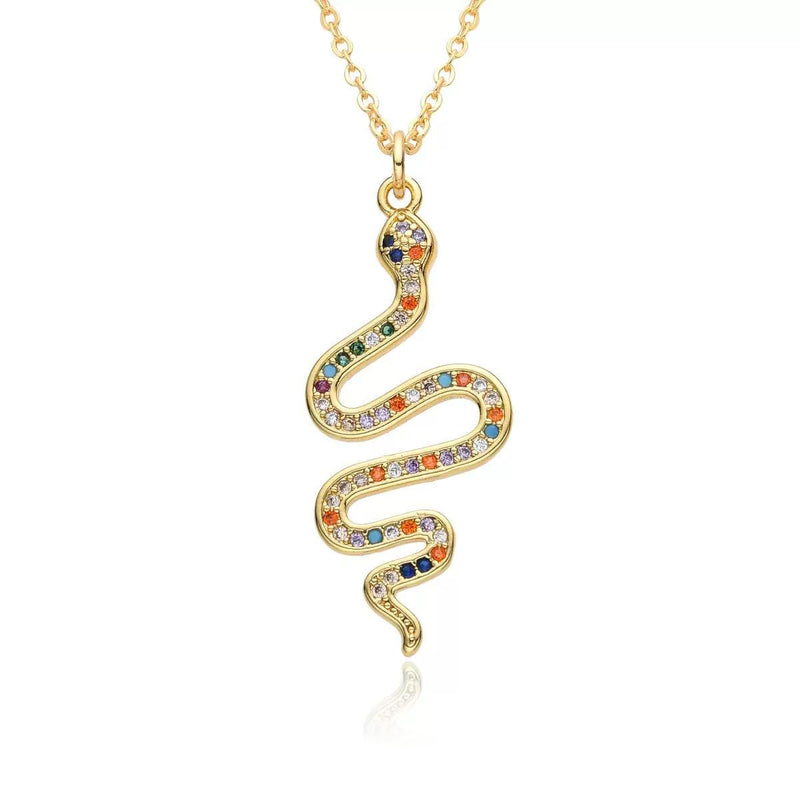 Gold-Plated Sparkling Charm Necklace Collection  Lucky, Zodiac & Celestial Pendants