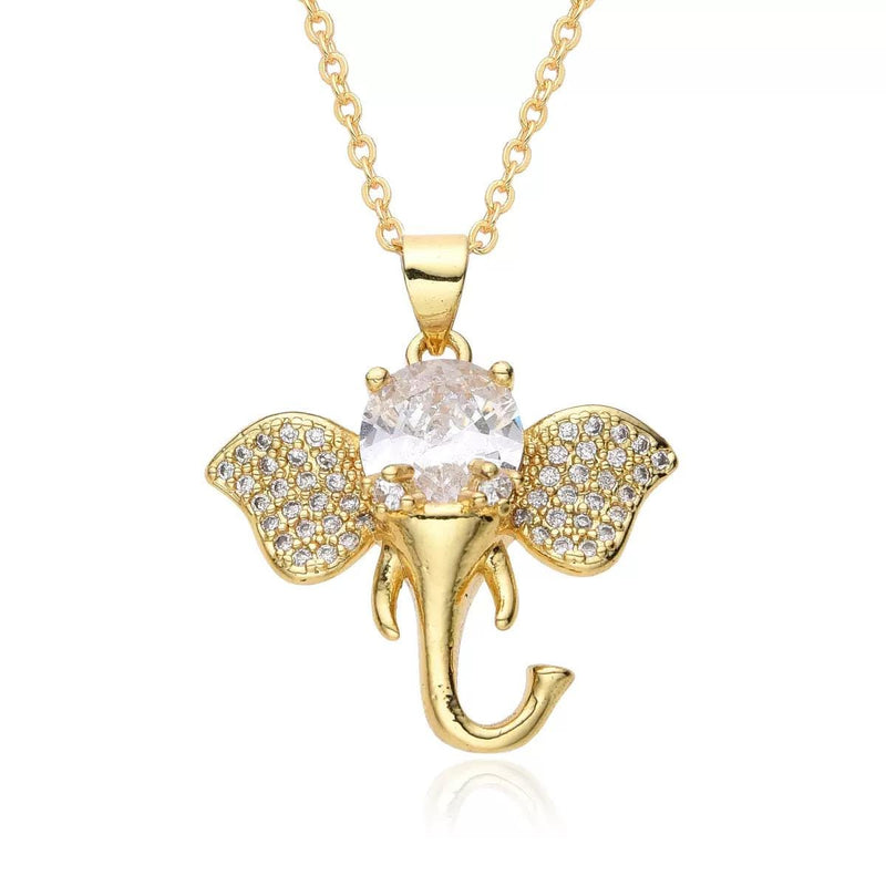 Gold-Plated Sparkling Charm Necklace Collection  Lucky, Zodiac & Celestial Pendants