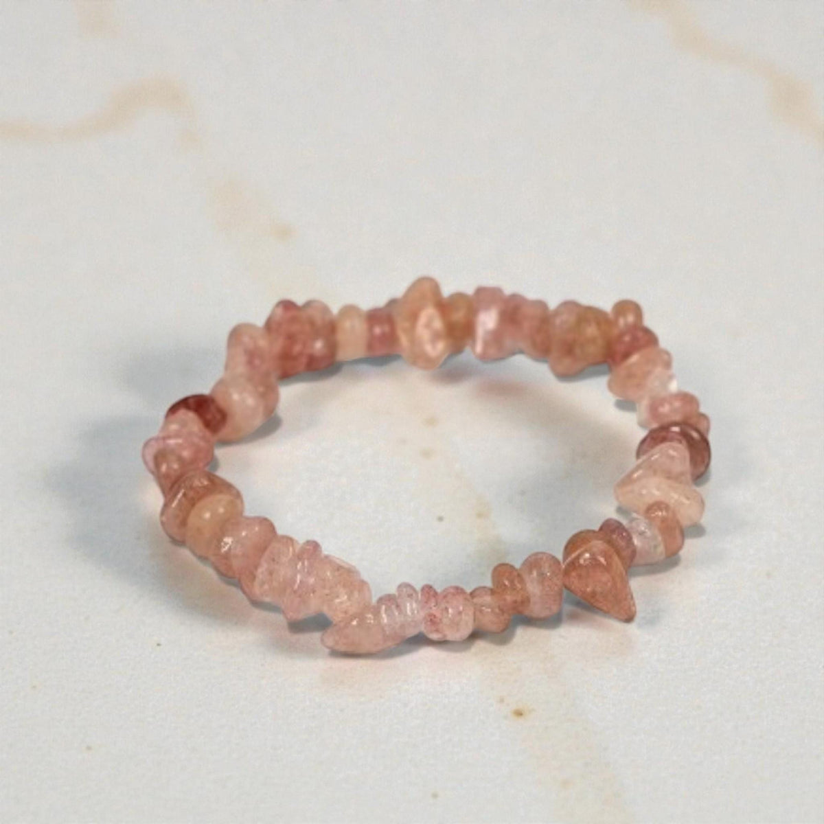 Handmade Colorful Natural Stone Healing Gravel Chipped 7 Chakra Crystal Chip Bracelet   Set 1