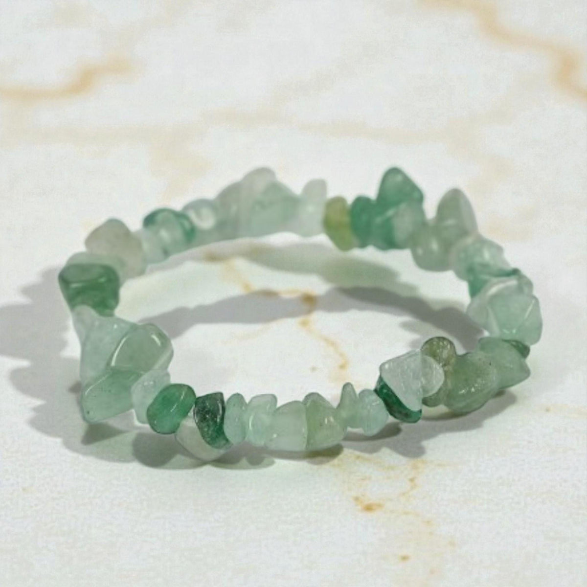 Handmade Colorful Natural Stone Healing Gravel Chipped 7 Chakra Crystal Chip Bracelet   Set 2