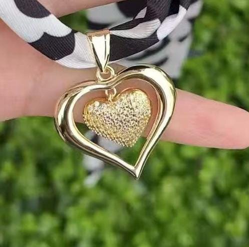 18K Plated Add On Charms, Heart, Paw Pendants | Necklace Charms | Bracelet I Scarf Accessories