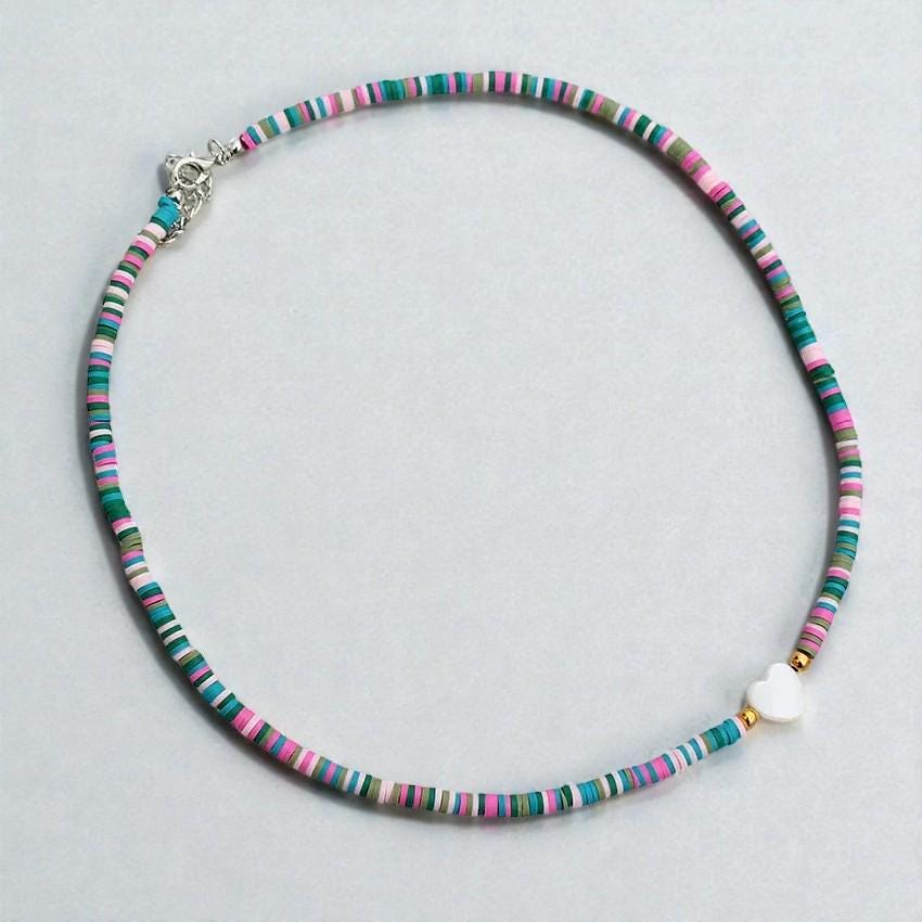 Dainty Beaded Necklace Collection  Pastel, Gemstone & Minimalist Designs