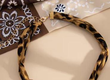 Womens Fashion Print Scarves   Brown Luxury Patterns