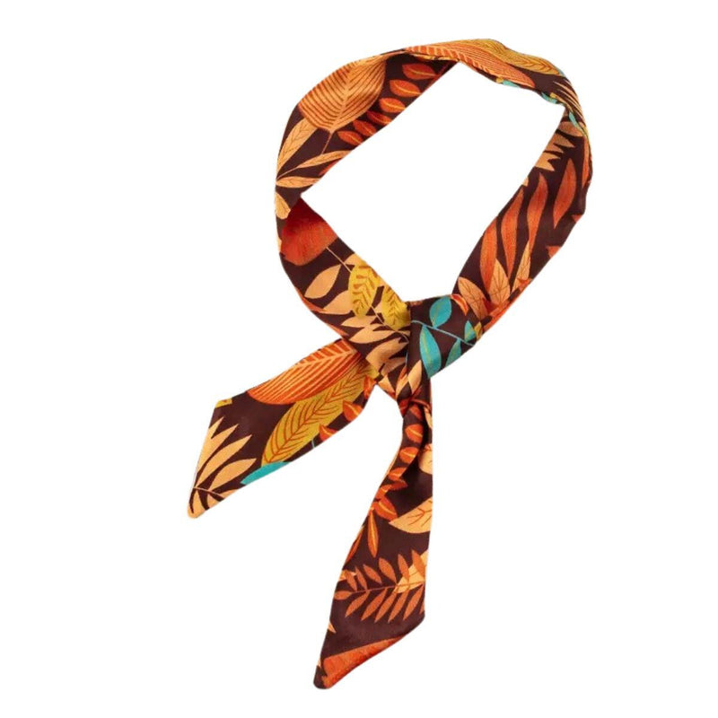 Womens Fashion Print Scarves   Brown Luxury Patterns
