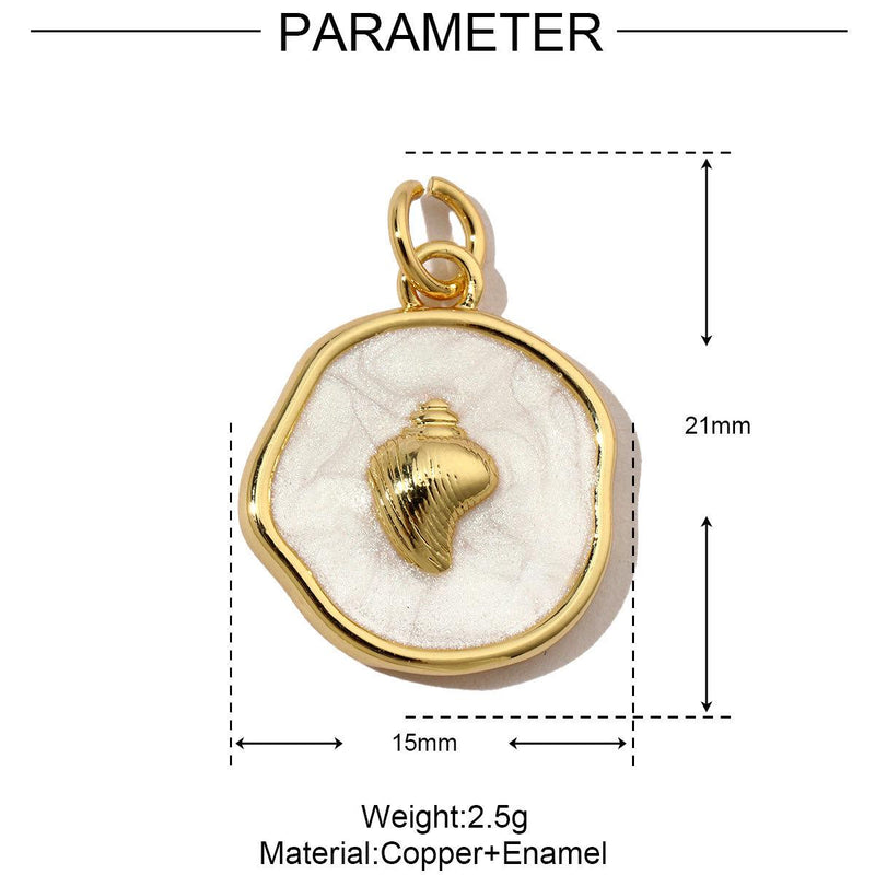 Sea-Themed Enamel Charms | Ocean Jewelry