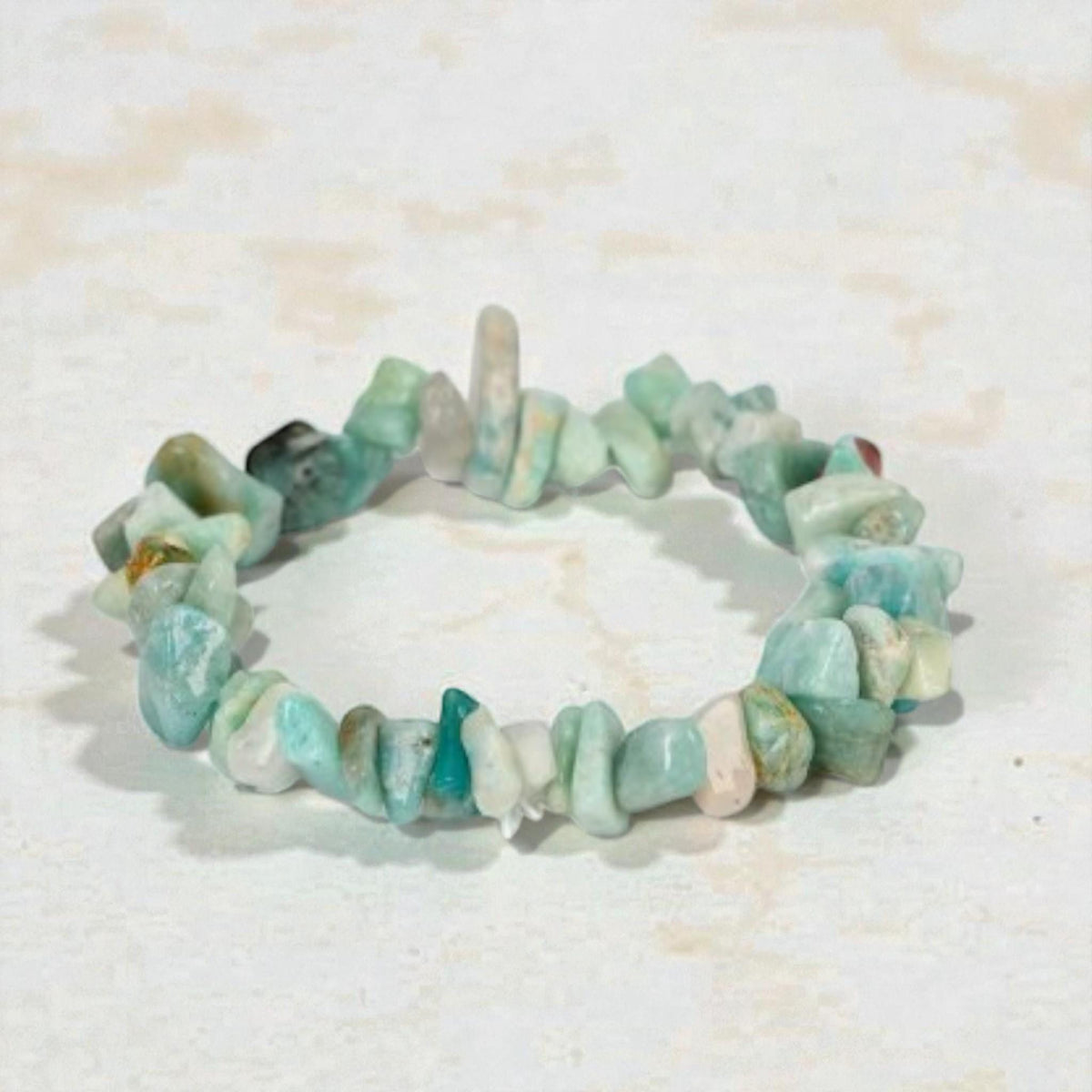 Handmade Colorful Natural Stone Healing Gravel Chipped 7 Chakra Crystal Chip Bracelet   Set 2