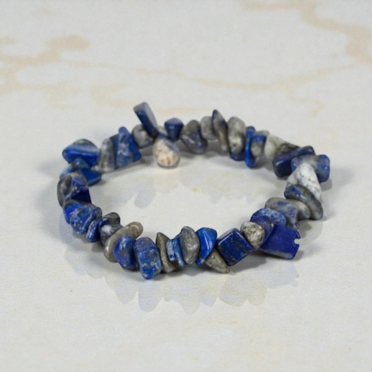 Handmade Colorful Natural Stone Healing Gravel Chipped 7 Chakra Crystal Chip Bracelet   Set 2