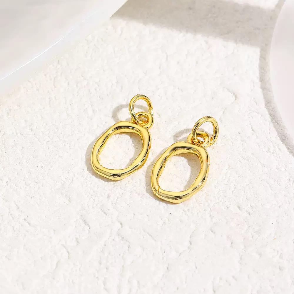 Gold & Silver Open Frame Charms | Star Heart Oval DIY Jewelry Charms