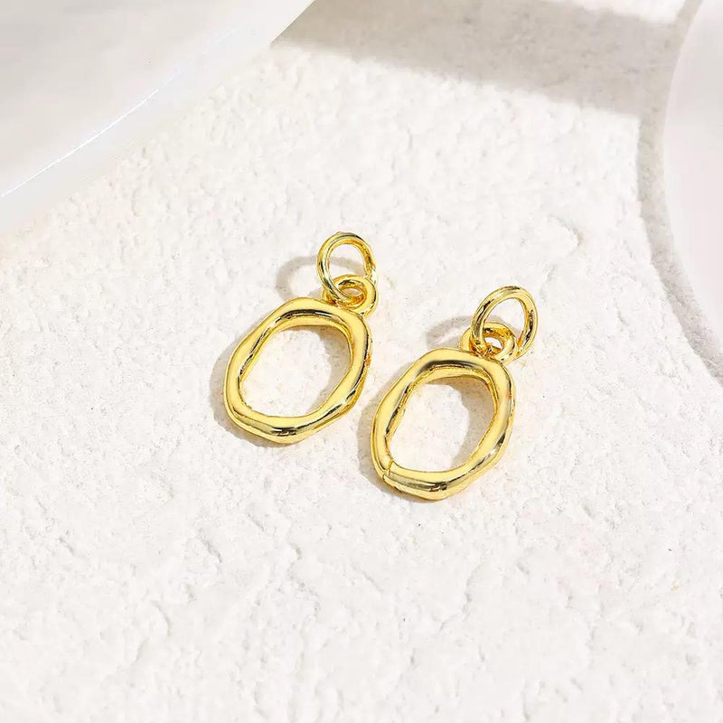 Gold & Silver Open Frame Charms | Star Heart Oval DIY Jewelry Charms