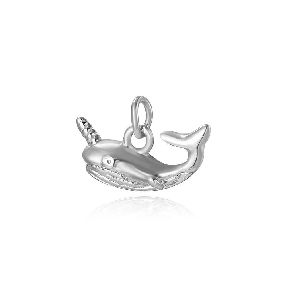 Whale Shark Charms | Gold / Silver Ocean Animal Pendants for Necklaces, Bracelets  DIY Jewelry