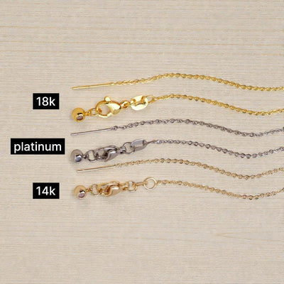 18 Inch Gold Plated 1MM Link Chain Necklace | Lobster Clasp
