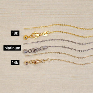18 Inch Gold Plated 1MM Link Chain Necklace | Lobster Clasp