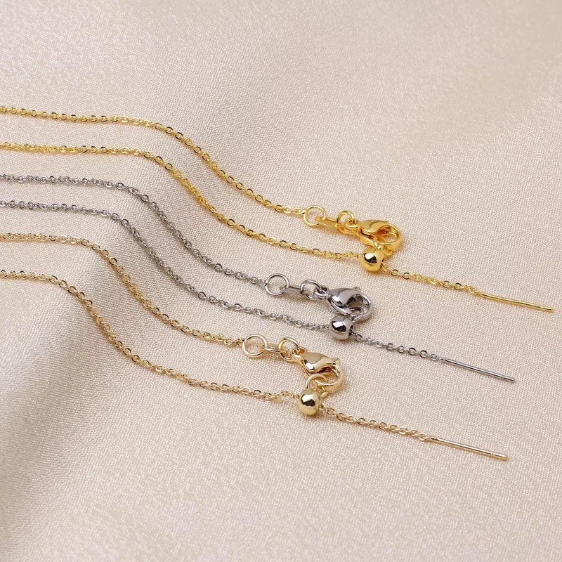 18 Inch Gold Plated 1MM Link Chain Necklace | Lobster Clasp