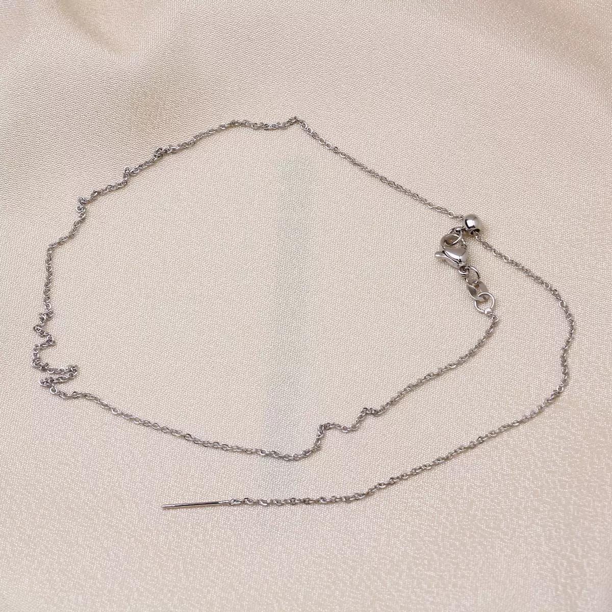 18 Inch Gold Plated 1MM Link Chain Necklace | Lobster Clasp