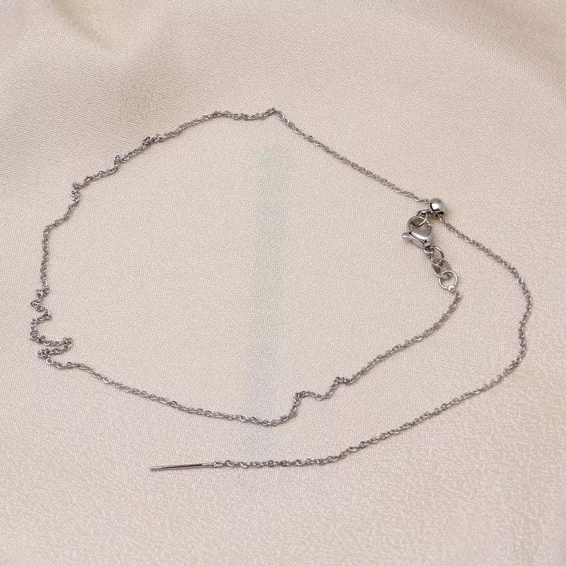 18 Inch Gold Plated 1MM Link Chain Necklace | Lobster Clasp