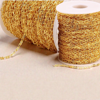 Gold Plated S Link Chain by the Yard  Infinity Chain for Jewelry Making