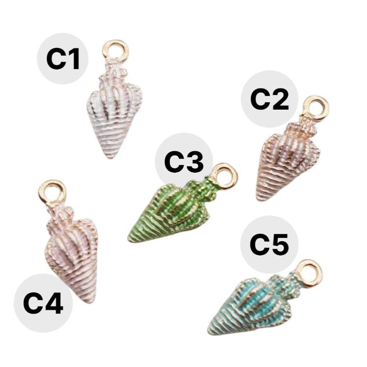 Gold Plated Sea Charms | Starfish & Shell Pendants | Ocean Beach Charms
