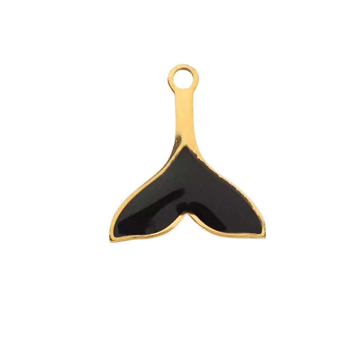 Gold Ocean & Nature Charms Collection, Starfish Turtle Dragonfly Fish Sun Pendant