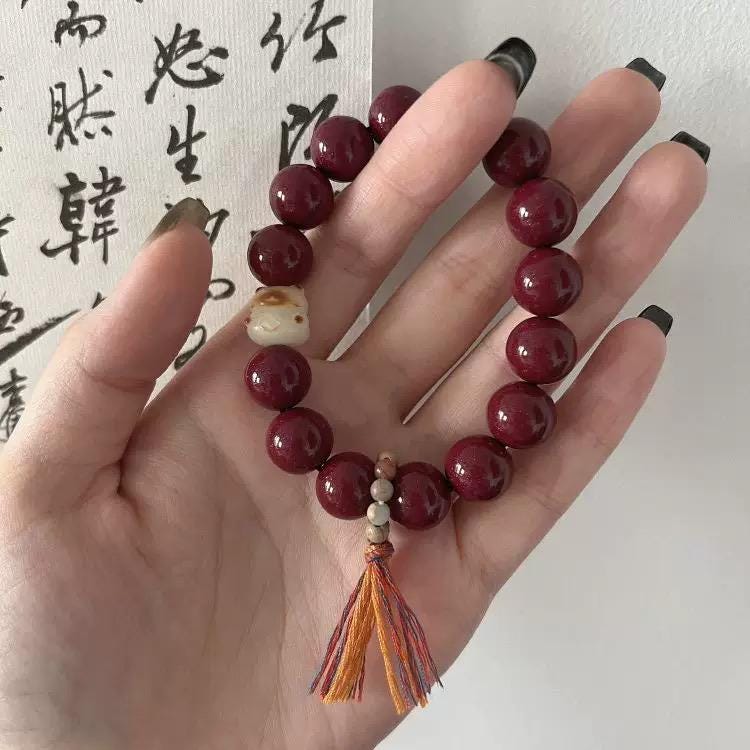 Handmade Gemstone Beaded Bracelets with Gold Plated Charms