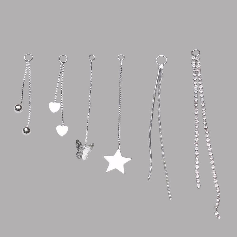 Gold Plated Dangle Chain Charms