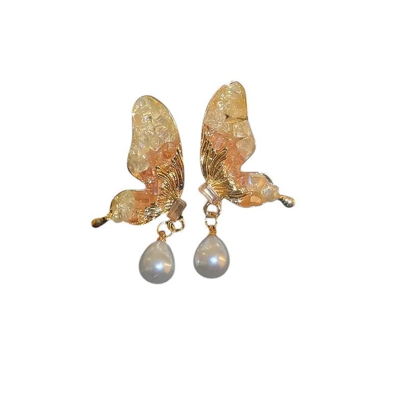 Pearl Bow Drop Earrings  Elegant Ribbon Earrings for Women | Dainty Bridal & Fashion Jewelry