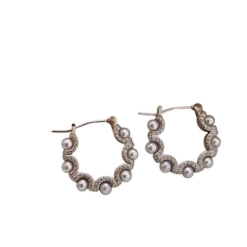 Pearl Bow Drop Earrings  Elegant Ribbon Earrings for Women | Dainty Bridal & Fashion Jewelry