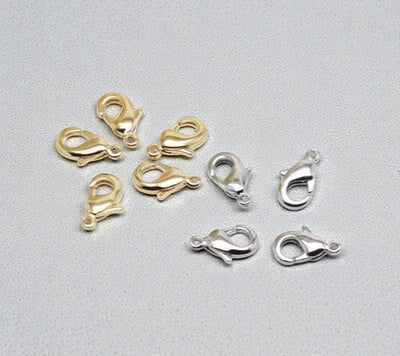 Gold Plated Lobster Clasps 12mm