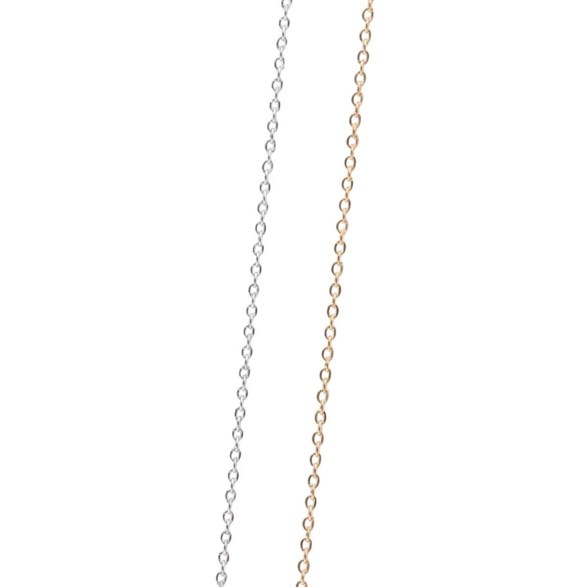 18K Gold Plated Cable Chain Necklace | Dainty Chain for Charms & Layering