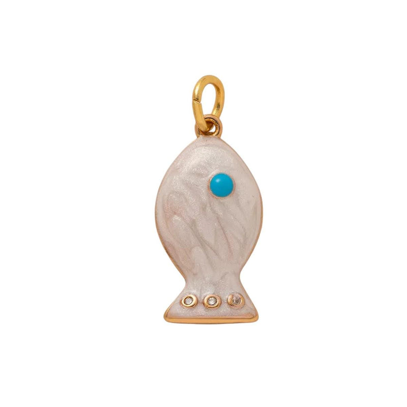 Gold Plated Charm Collection, Heart, Star, Shell, Fish - Cross Charms, Enamel Pendants