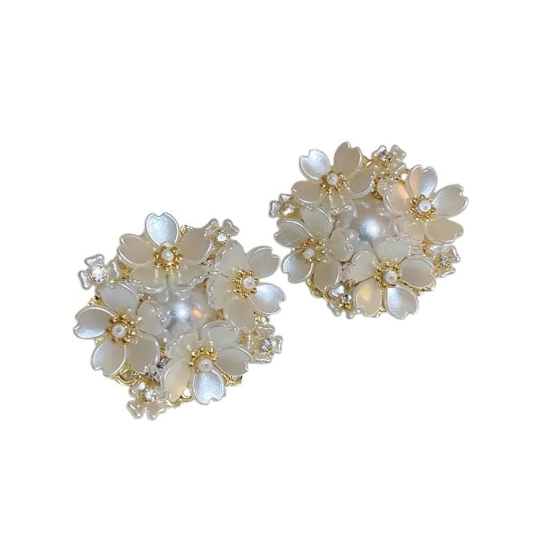 Pearl Bow Drop Earrings  Elegant Ribbon Earrings for Women | Dainty Bridal & Fashion Jewelry