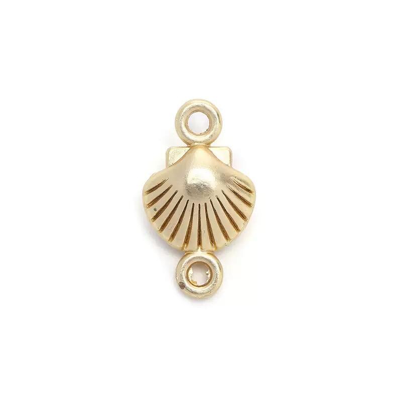 Gold Plated Ocean Charms Mix, Manatee Whale Alligator Shell Starfish