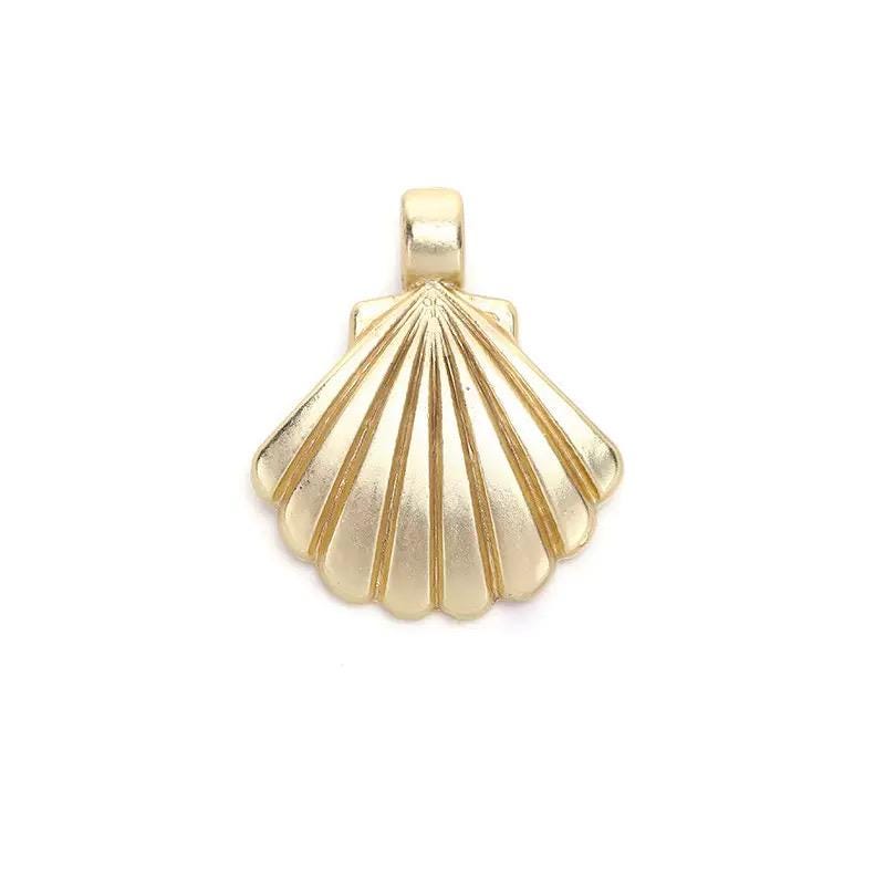 Gold Plated Ocean Charms Mix, Manatee Whale Alligator Shell Starfish