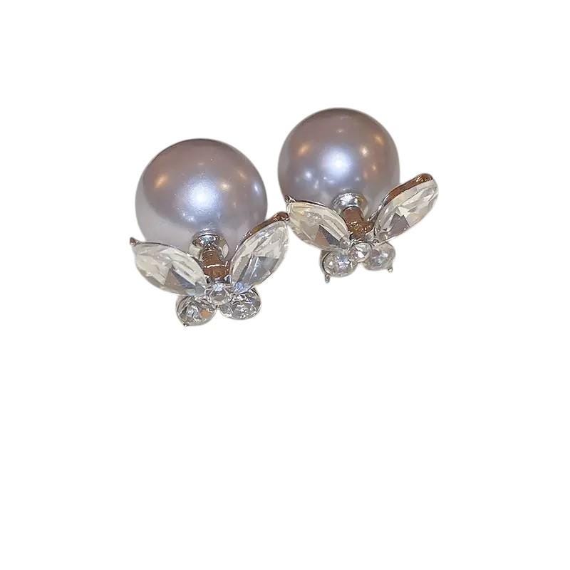 Pearl Bow Drop Earrings  Elegant Ribbon Earrings for Women | Dainty Bridal & Fashion Jewelry