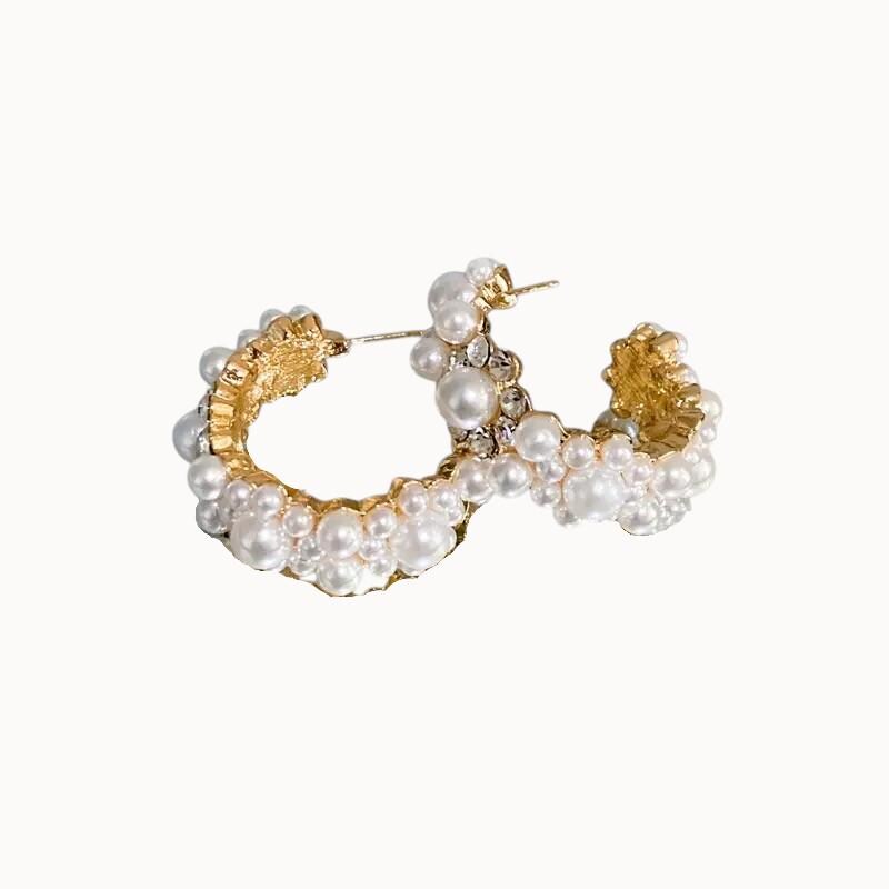 Pearl Bow Drop Earrings  Elegant Ribbon Earrings for Women | Dainty Bridal & Fashion Jewelry