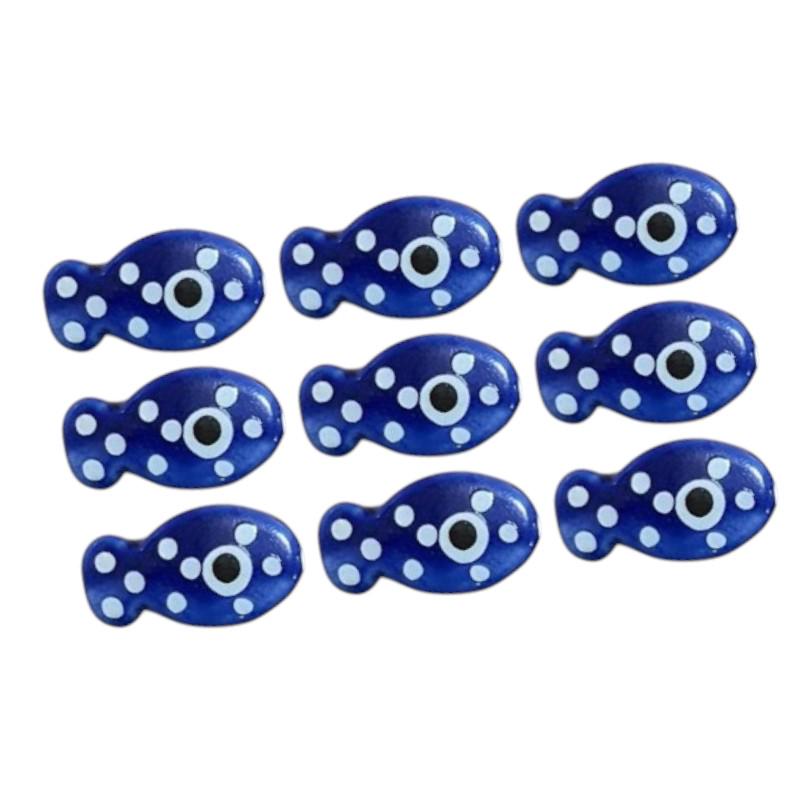 Polka Dot Ceramic Fish Beads | Playful Jewelry Making.
