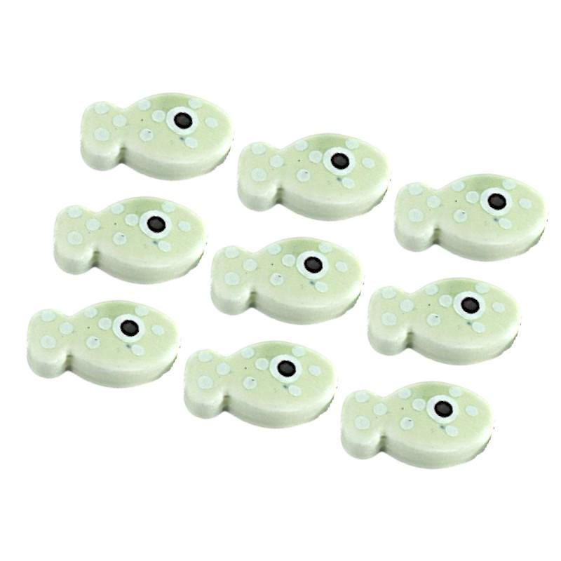 Polka Dot Ceramic Fish Beads | Playful Jewelry Making.