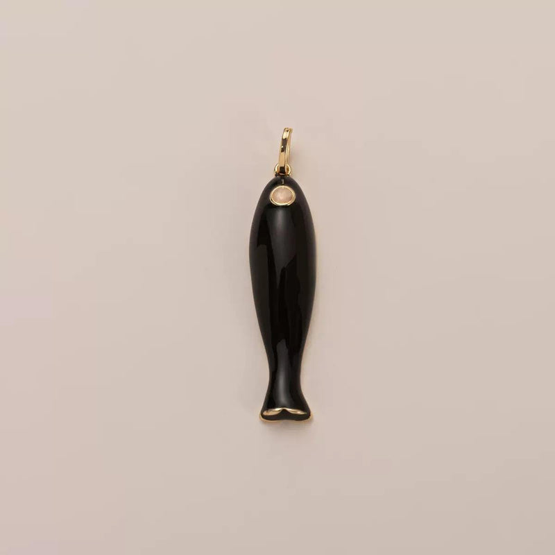 Gold Plated Charm Collection, Heart, Fish, Evil Eye - Zodiac Charms, Enamel - Stone Pendants
