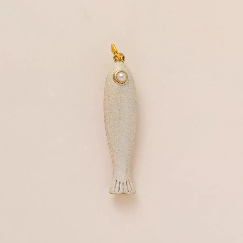 Gold Plated Charm Collection, Heart, Fish, Evil Eye - Zodiac Charms, Enamel - Stone Pendants