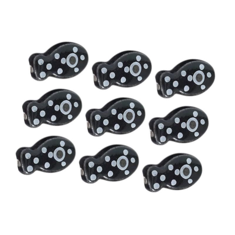 Polka Dot Ceramic Fish Beads | Playful Jewelry Making.